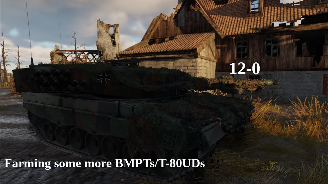 War Thunder | Leopard 2 (PzBtl 123) (12-0) gameplay