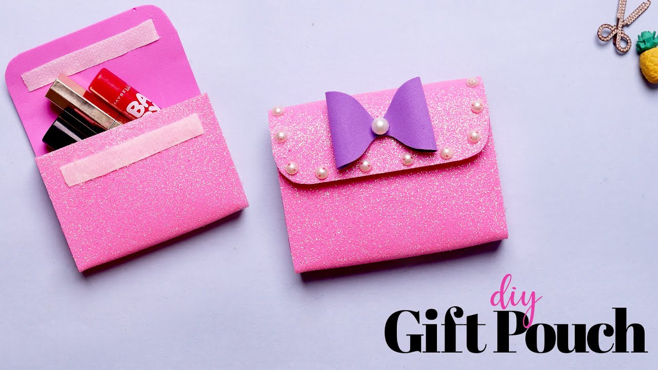 DIY Gift Pouch | Gift Pouch Making at Home | Gift Pouch Ideas