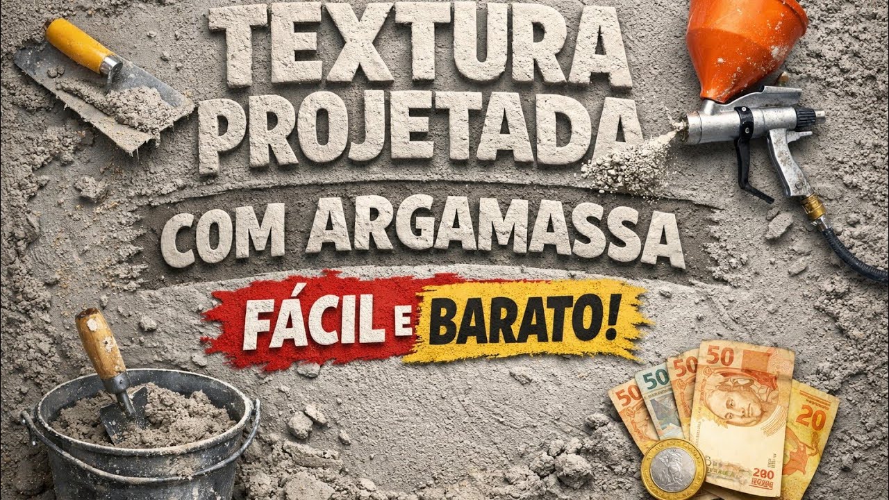 Como fazer textura projetada com rolo e argamassa #arquitetura #casa #construção #