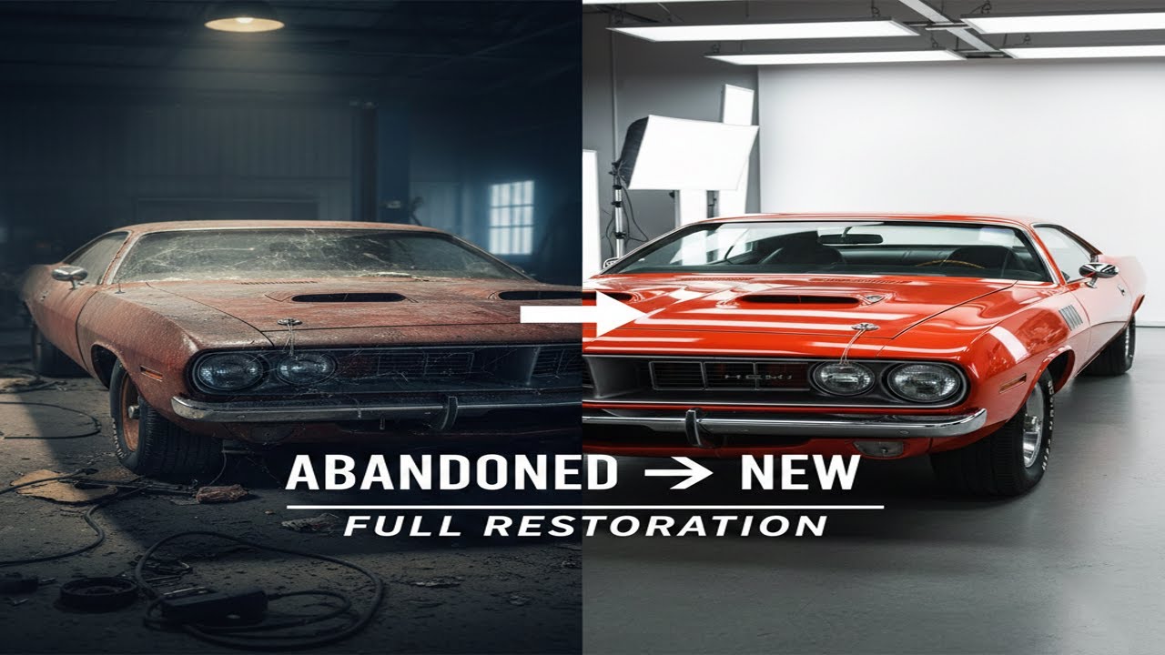 FULL ASMR Car Restoration 1971 Plymouth HEMI ’Cuda From Abandoned to Showroom