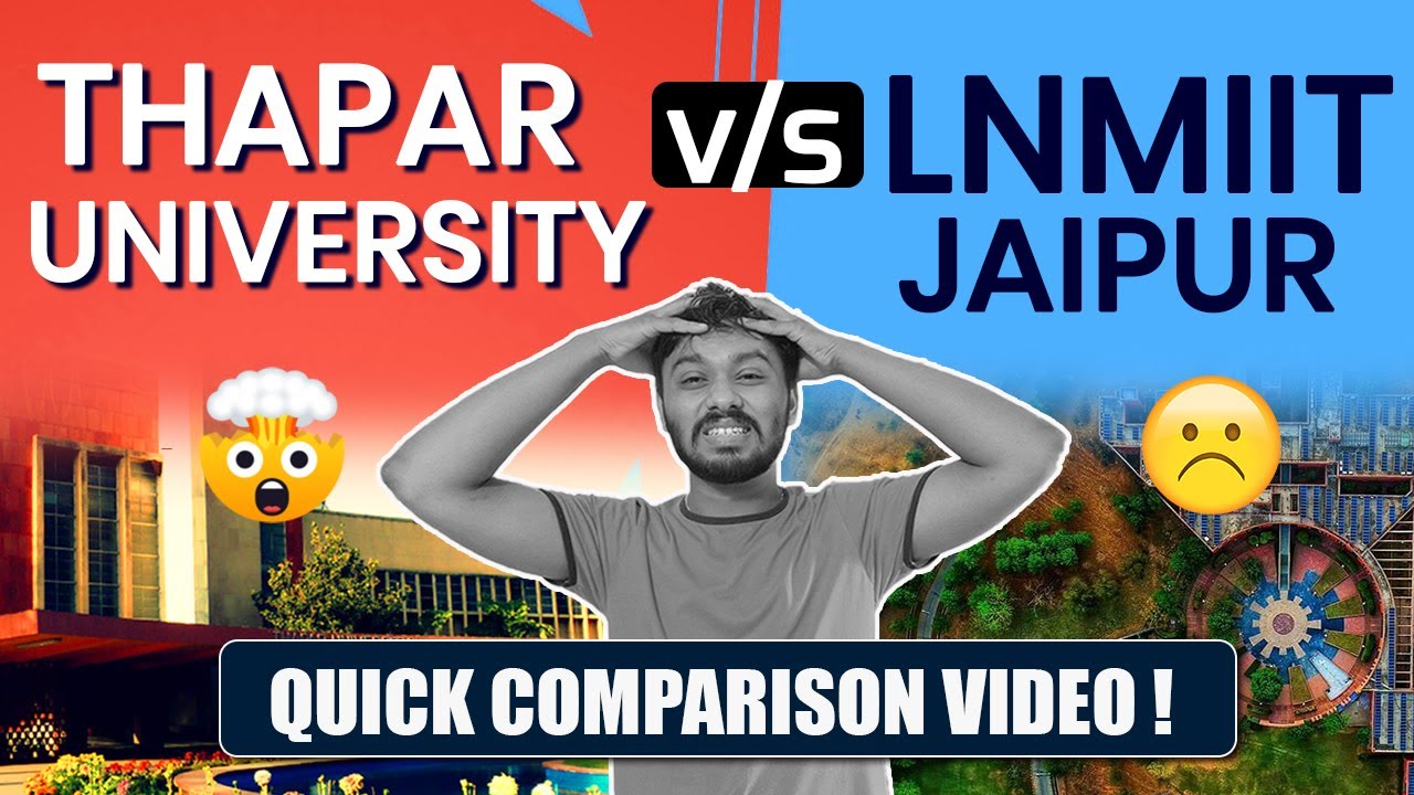 THAPAR VS LNMIIT JAIPUR ❓🤔 | Which Is Better 🔥 | PLACEMENTS ALUMNI NETWORK CROWD⚡| THAPAR LNMIIT