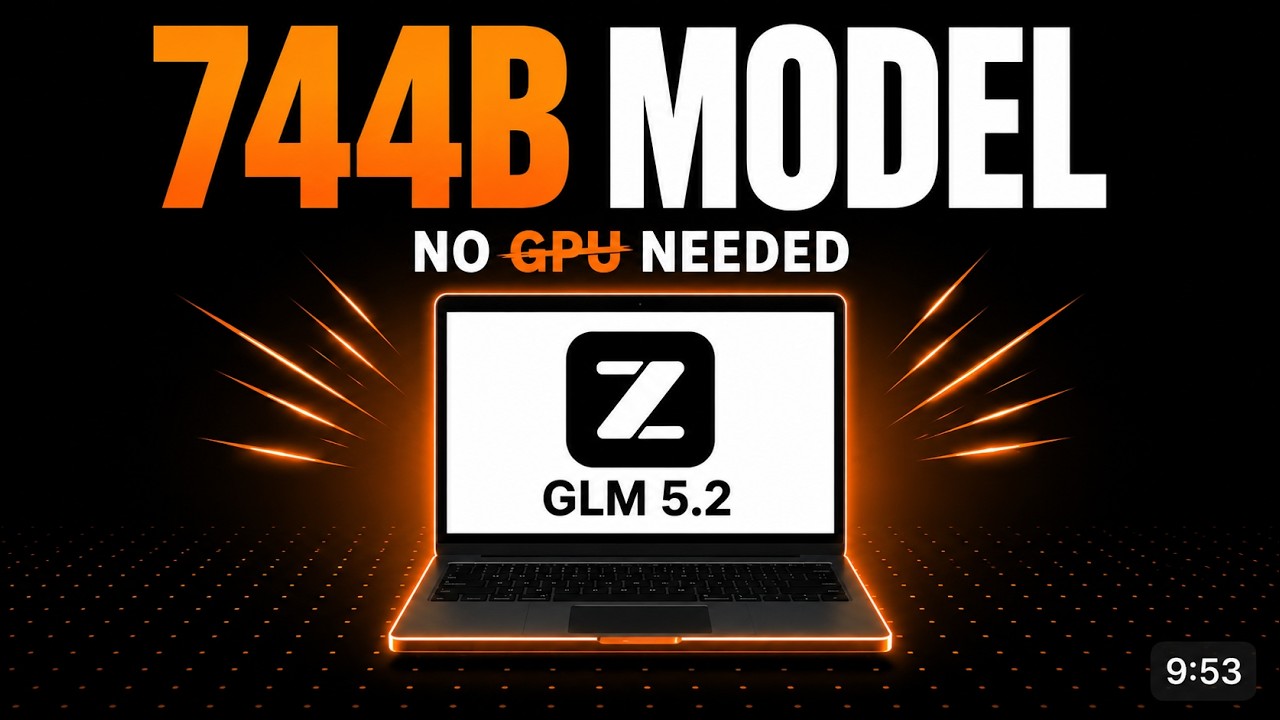 Run a 744B AI Model With Just 25GB RAM?!