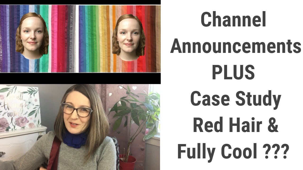 Jan 2020 #1 - Announcements + Red Hair, Pale Skin & Fully Cool Skin Undertone? Colour Analysis 🌟🎨