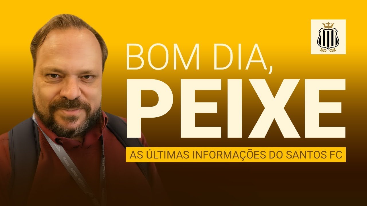 SANTOS PEGA O NOVORIZONTINO DOMINGO - BOM DIA PEIXE