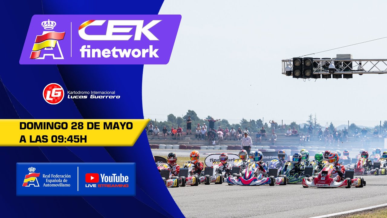 En directo: Karting #CEKFinetwork – Chiva 2023 | Domingo