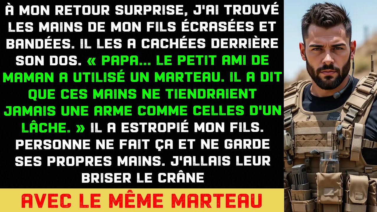 De retour de mission, je trouve ma fille avec les mains broyées. Ce que j'ai fait ensuite…
