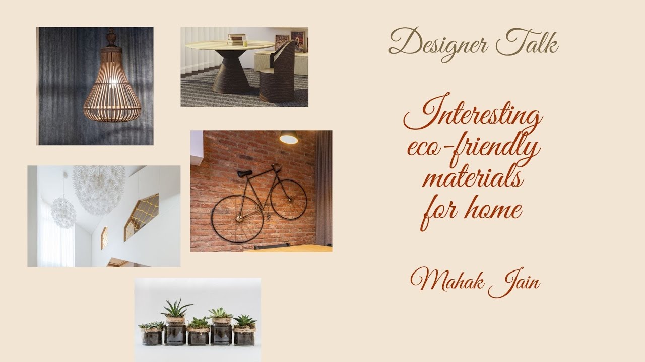 Eco Friendly construction materials