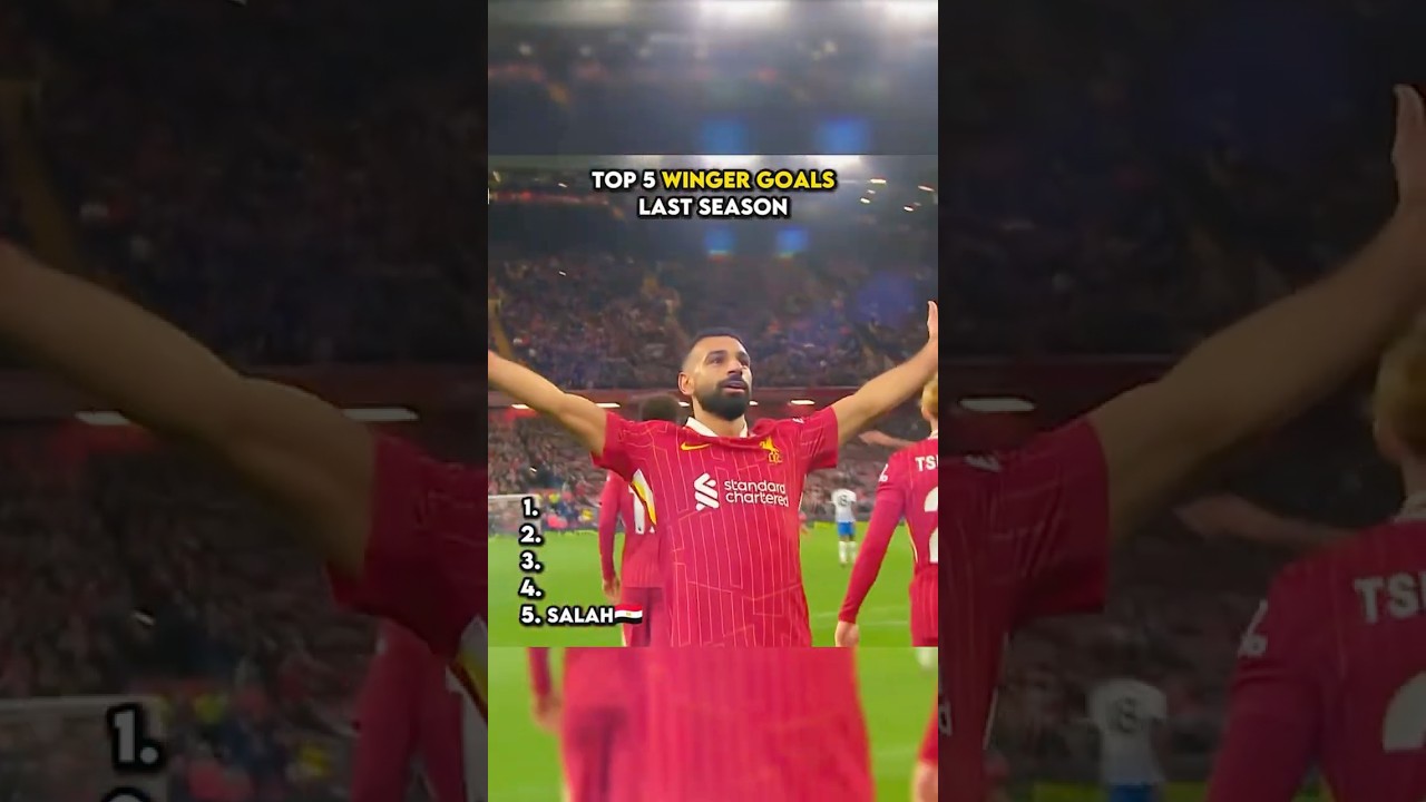 Top 5 Winger Goals Last season 24/25 #footballedits #varzone #footballhighlights
