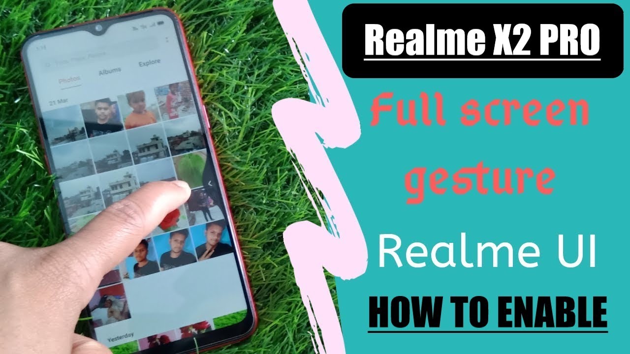How To Use Full Screen Gestures Navigation In Realme X2 Pro | Realme UI Full Screen Display Gestures