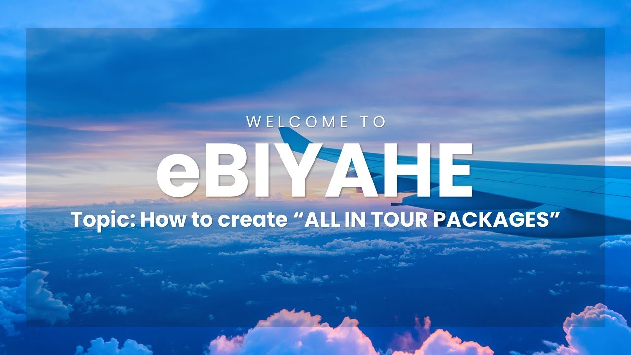 HOW TO CREATE YOUR ALL IN PACKAGE