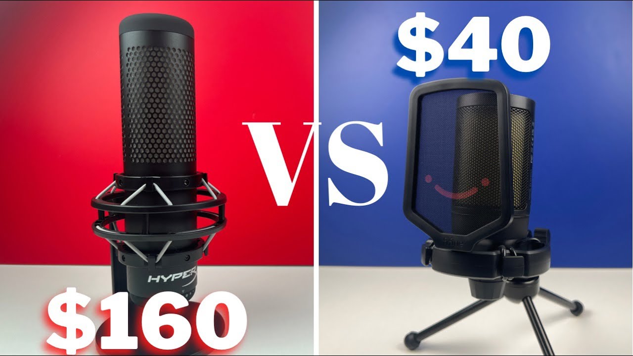 Fifine Ampligame VS HyperX Quadcast S !