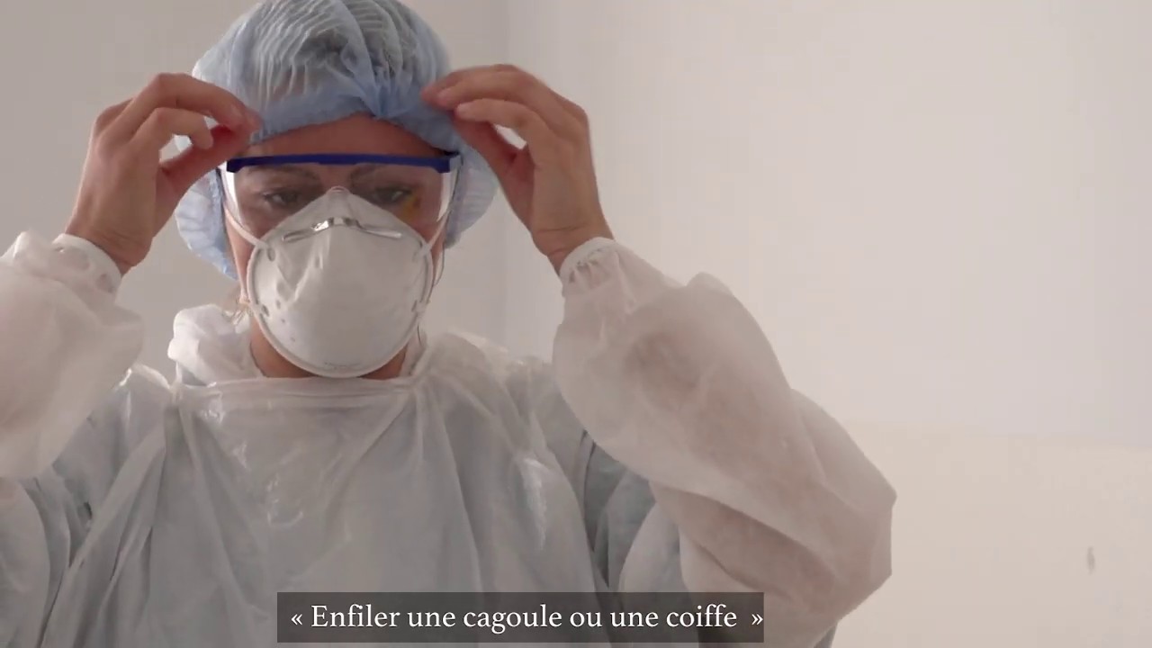 Tuto: Modalités d’habillage pour prise en charge d’un patient covid+ ( cas combinaison)