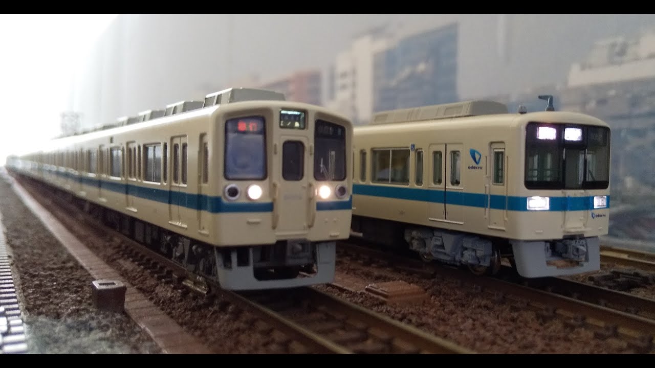 小田急 ８０００形９０００形　走行動画（Nゲージ鉄道模型）