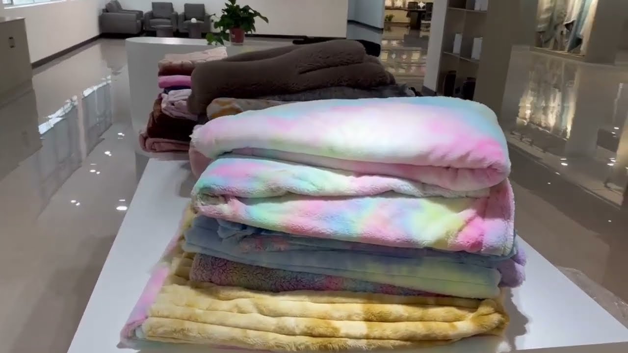 The process of making a blanket