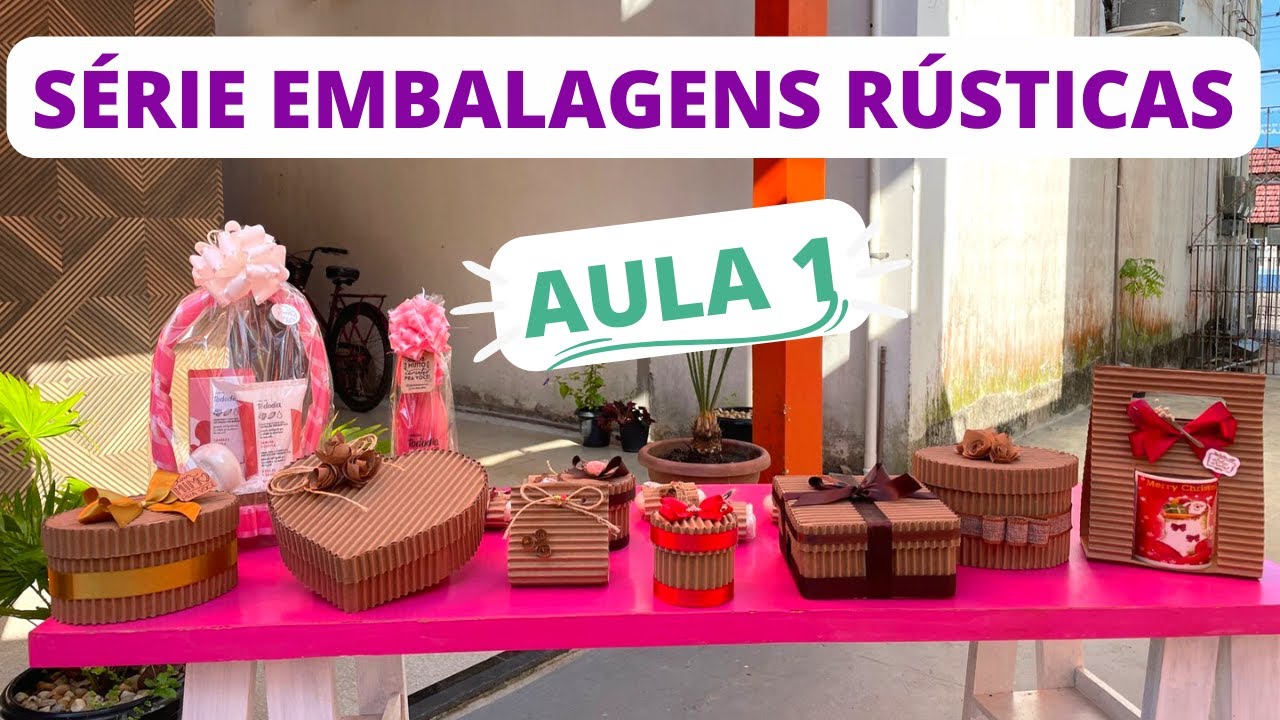 FAÇA LINDAS  EMBALAGENS RÚSTICAS E ARRASE EM SUAS VENDAS