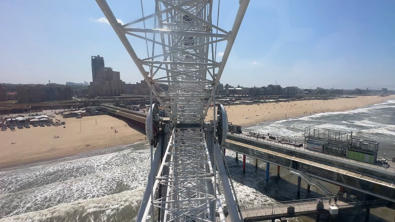Scheveningen Riesenrad 2023 (onride) Sky View De Pier Scheveningen ferris wheel - Scheveningen Beach
