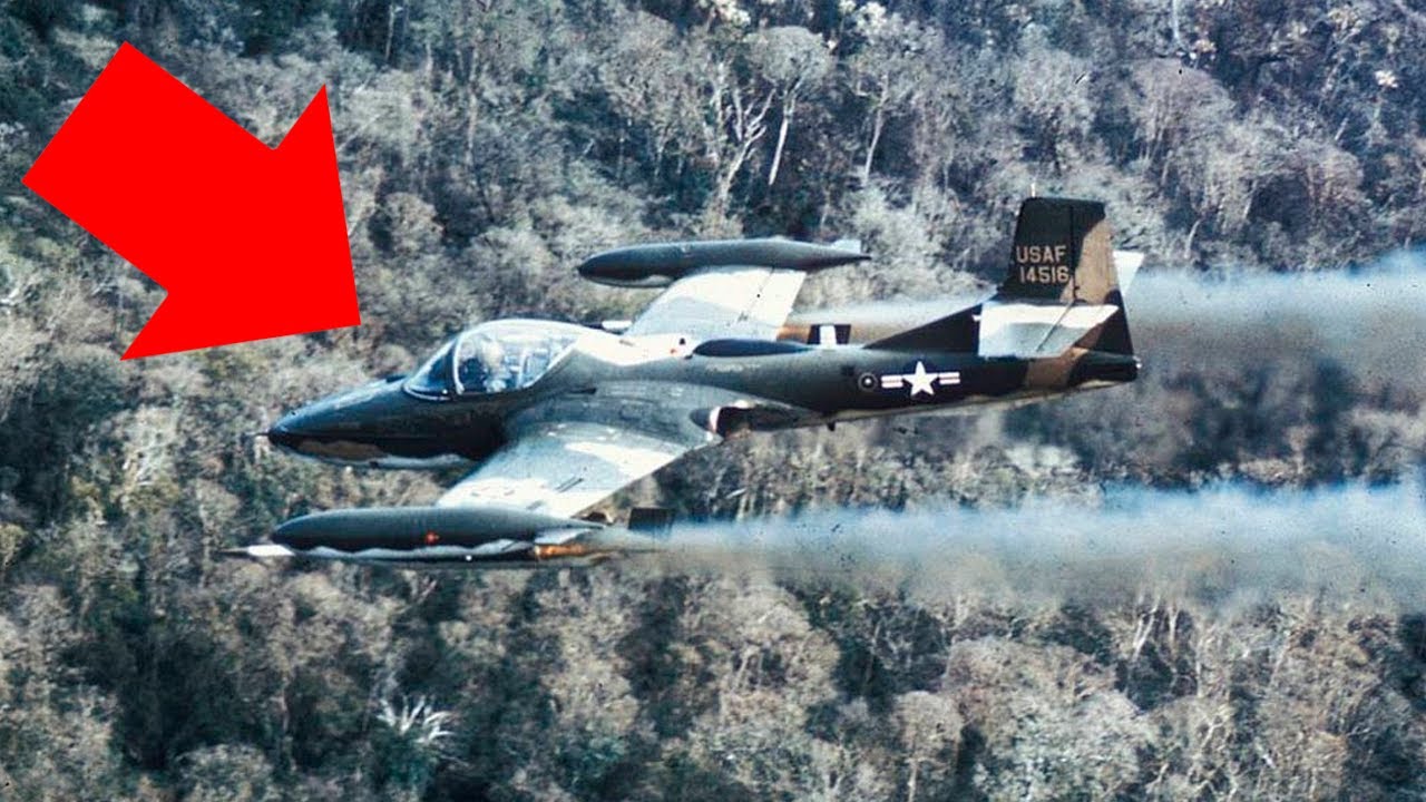 A-37 Super Tweet - Cessna with a 3,000 Rounds per Minute Minigun - Vietnam War Legend