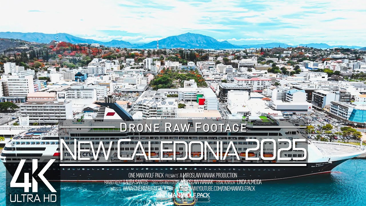 【4K】🇳🇨🇫🇷🌴 Drone RAW Footage 🔥 This is NEW CALEDONIA 2025 🔥 Noumea 🔥 Lifou Island🔥UltraHD Stock Video