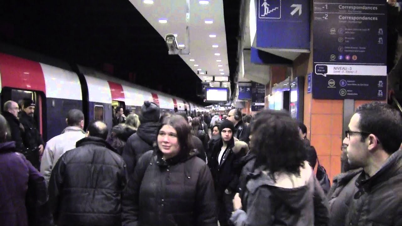 Grosse pagaille ce matin sur les RER B et D suite à une panne d'aiguillage à Paris Gare du Nord