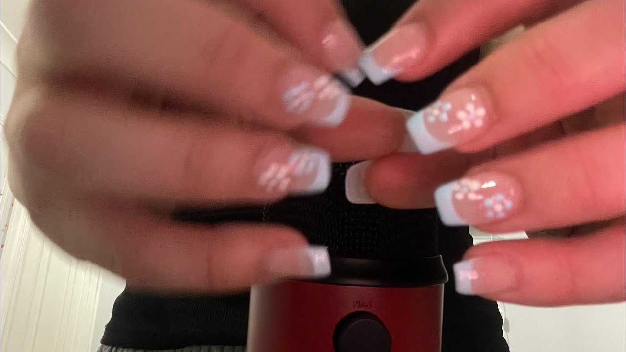 ASMR Nail on nail triggers + Reverse nail mic scratching 
