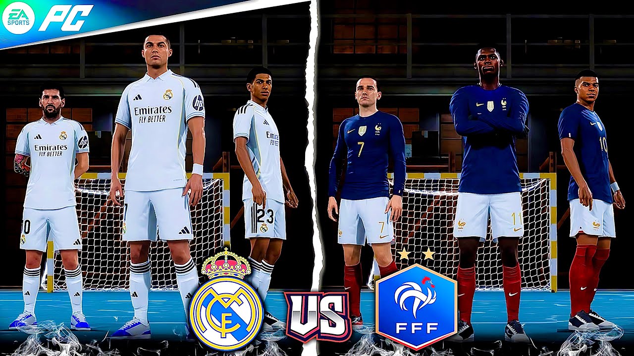 RONALDO, MESSI, BELLINGHAM, MBAPPE, VINI JR ALL STARS | REAL MADRID VS FRANCE - FIFA VOLTA 26
