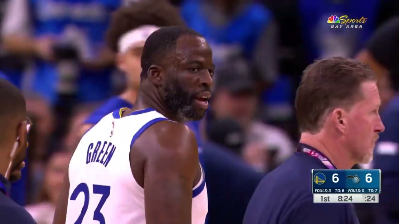 Draymond Green Ejected 4 MINS INTO THE GAME VS. Orlando Magic