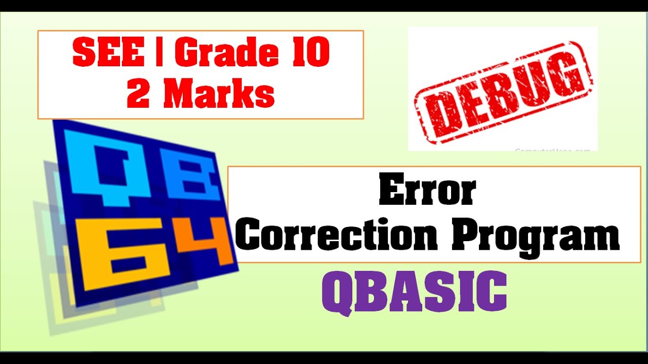 Debugging Program in QBasic | FUNCTION & SUB || #MakeEasy