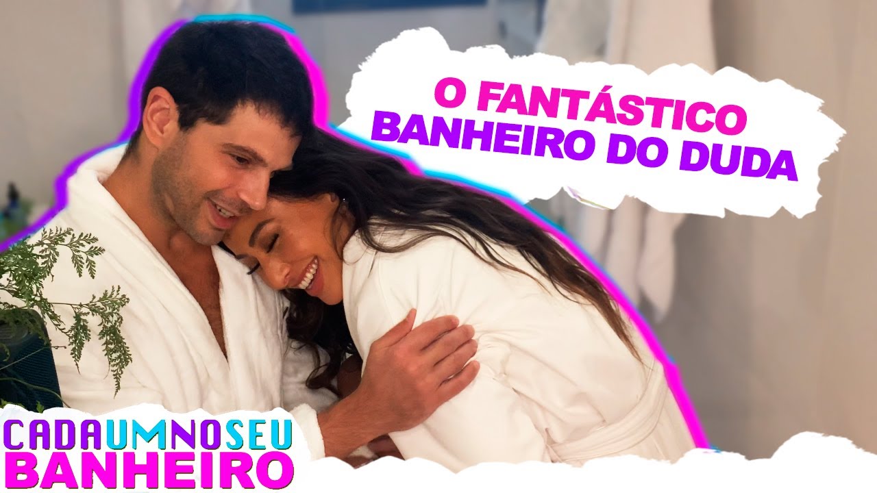 O QUE ENCONTREI NO BANHEIRO DO DUDA? | Cada Um No Seu Banheiro | Sabrina Sato