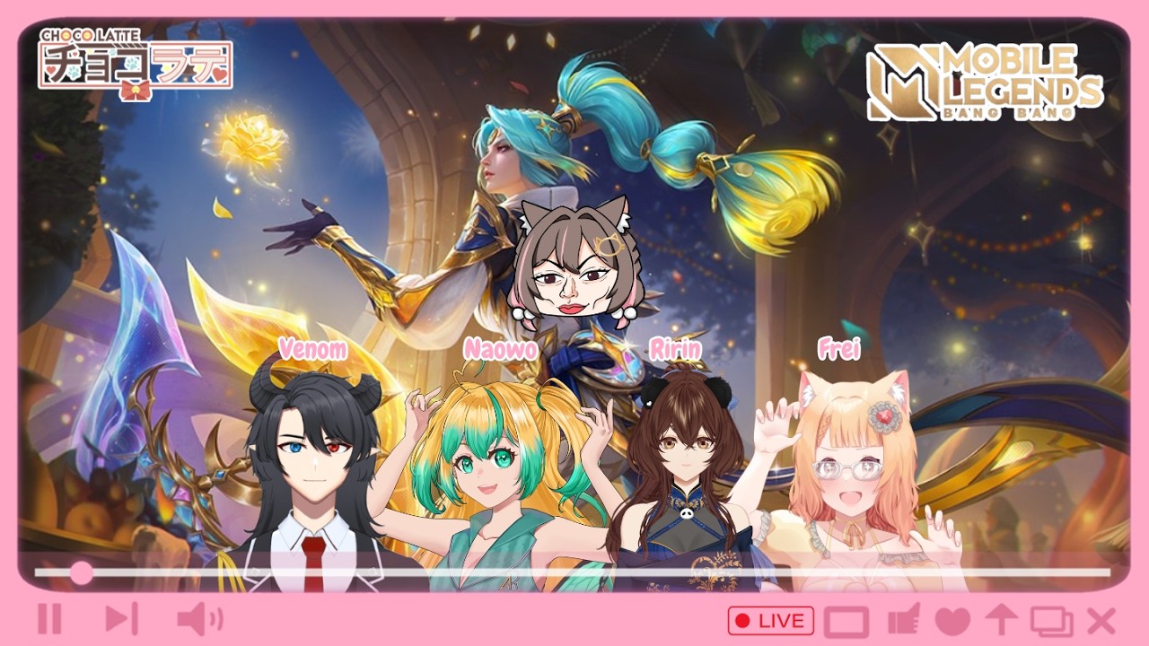 【Mobile Legends - Choco Latte Vtuber】Tim ku KUAT !!!🌟