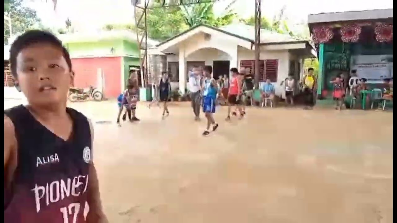 PUROK4 VS PUROK2 Basketball San Baungon Bukidnon game practice @nanasvlog3904