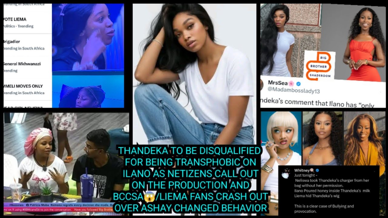 THANDEKA TO BE DISQUALIFIED FOR BEING TRANSPHOBIC ON ILANO AS NETIZENS CALL OUT ON BCCSA/LIEMA&ASHAY