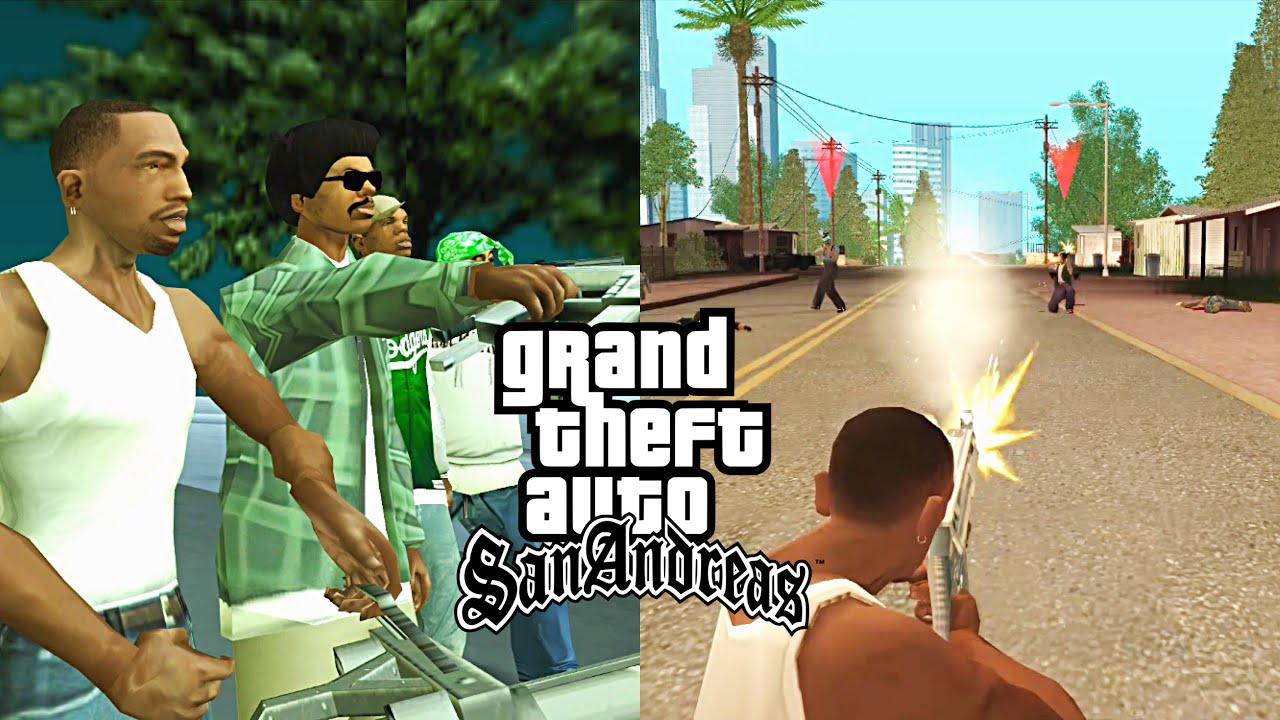 GTA San Andreas Gameplay - DYOM mission - Grove in Liberty City, Ballas Dope Pushers + More