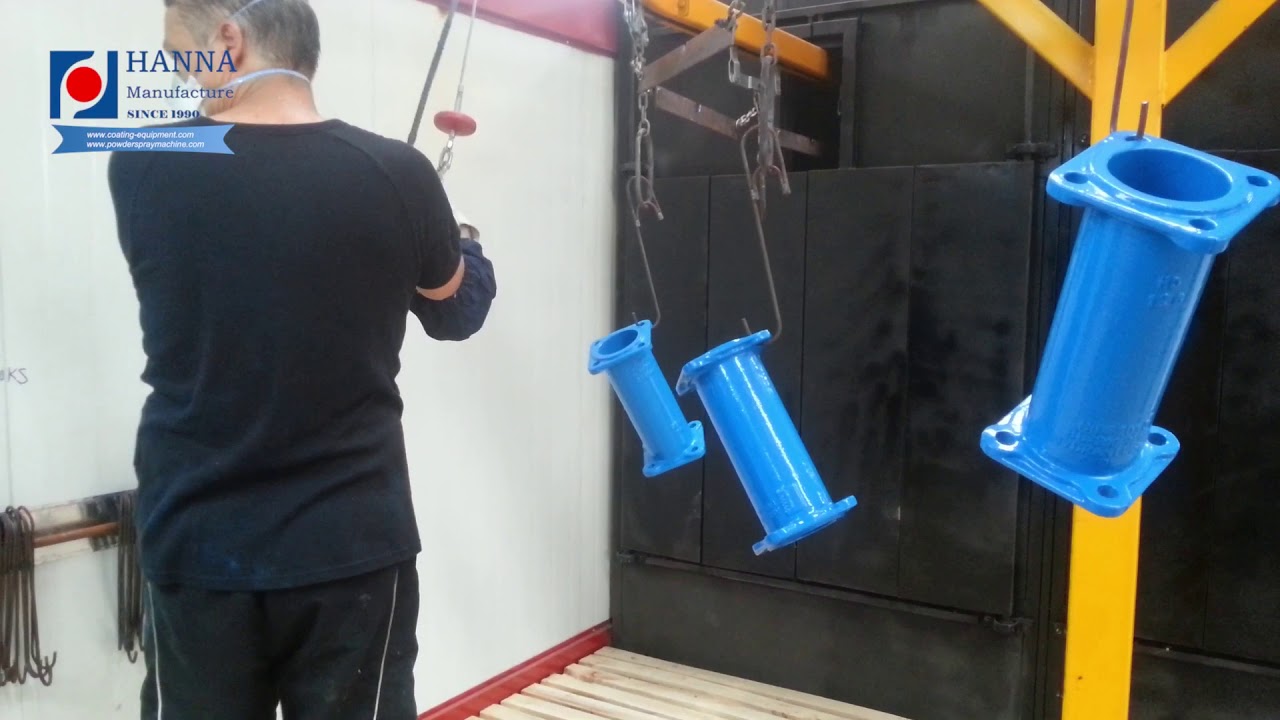 fluidized bed powder coating machine