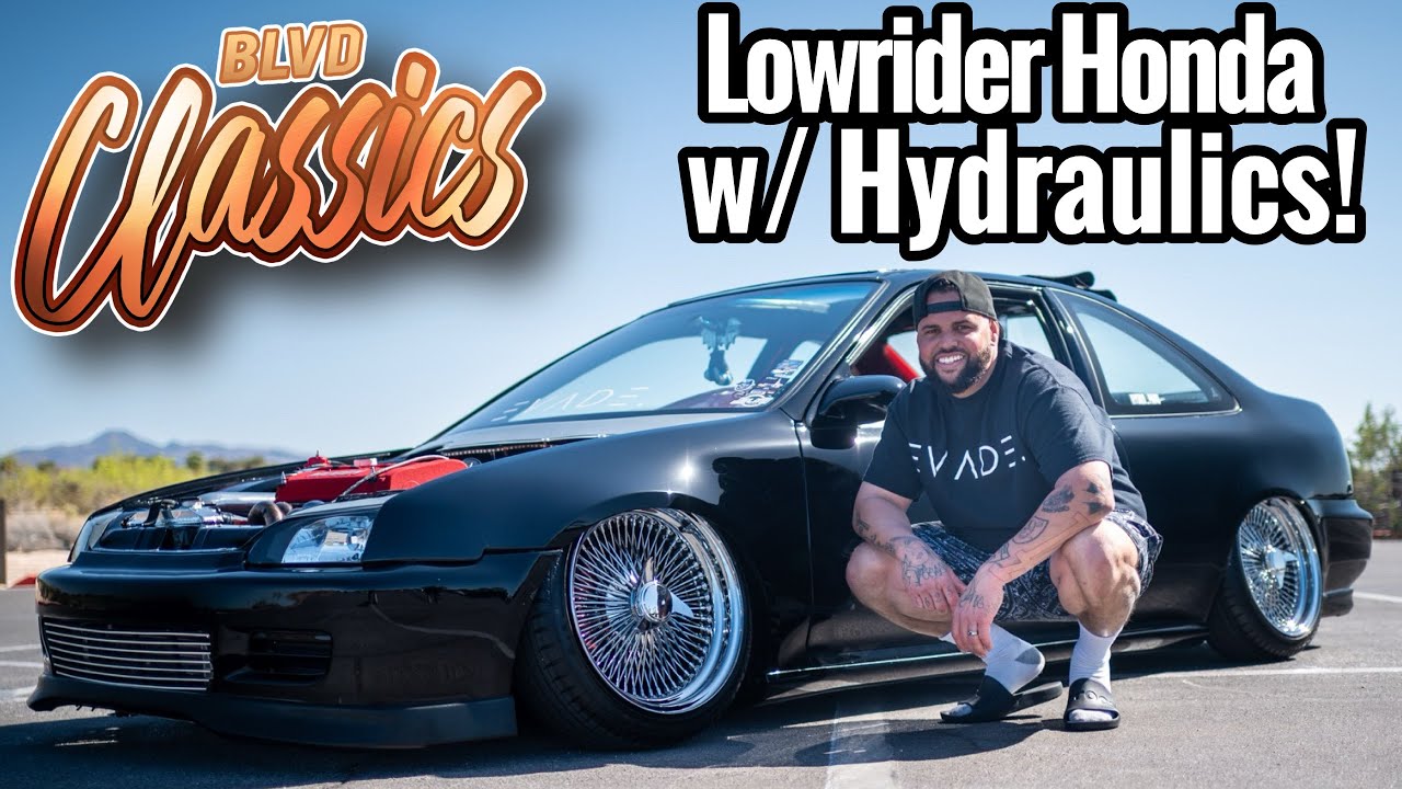 Blvd Classics: Adam’s HONDA w/ A LOWRIDER TWIST!Hydraulics And Wire Wheels! Ep. 8 (Lowrider Blvd)