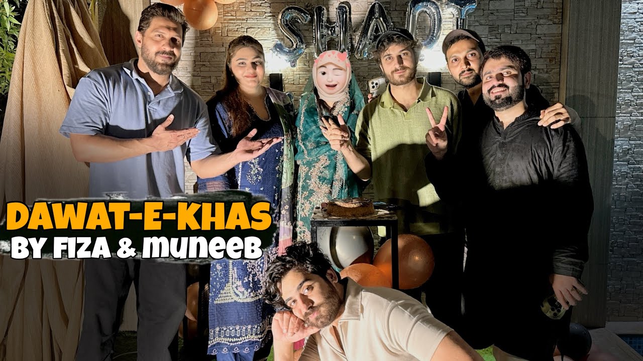 Fiza Muneeb Ki Trf Se Dawat || Run mureed ka Parda Faash 😜