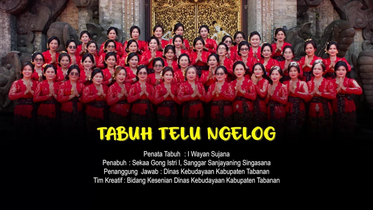 Dinas Kebudayaan Kab Tabanan: Sanggar Sanjayaning Singasana - Tabuh Telu Ngelog