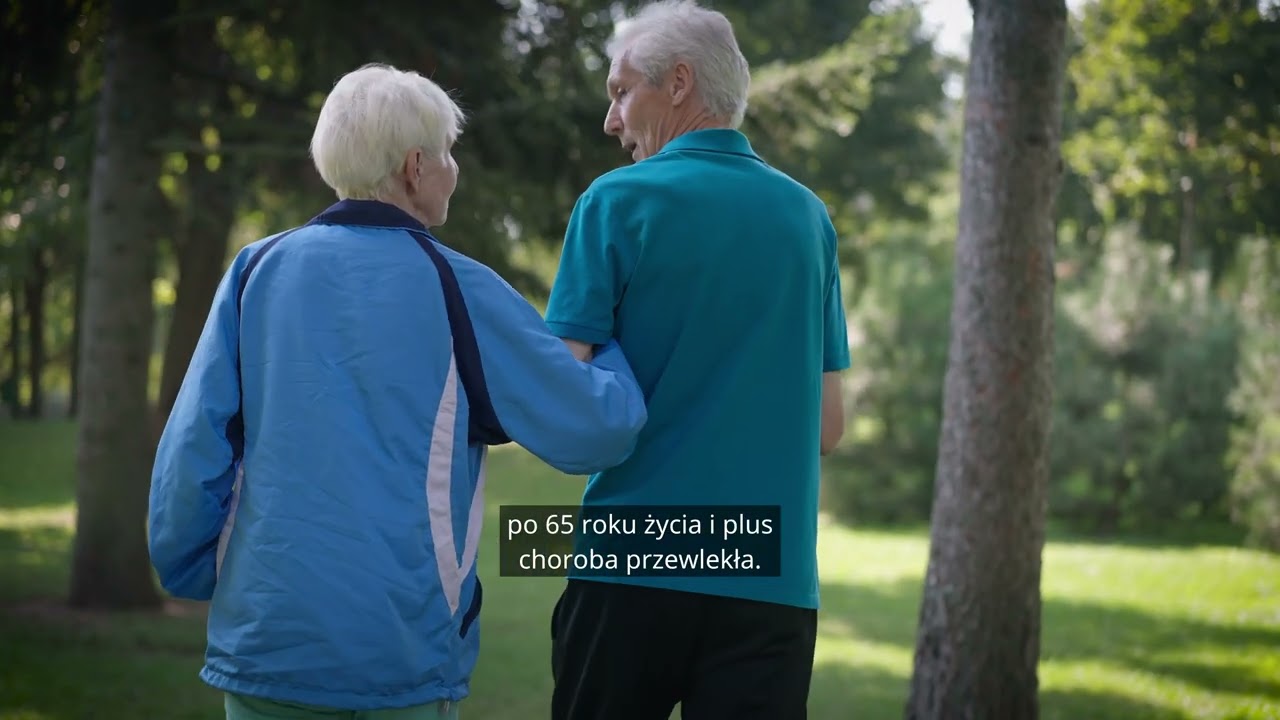 Szczepienie przeciw pneumokokom osób starszych i dorosłych z chorobami towarzyszącymi.