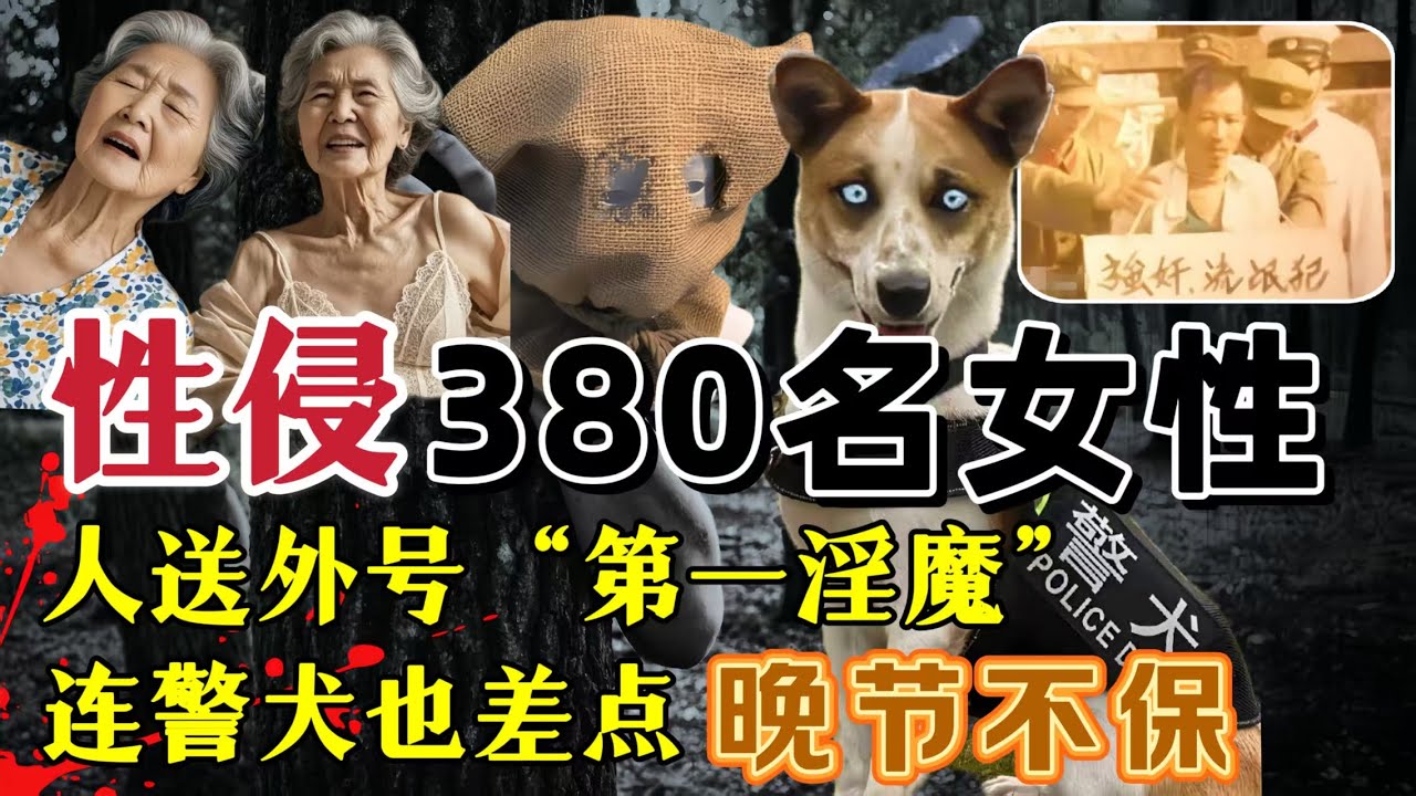 10年侵犯380名女性，人送外号&ldquo;第一淫魔&rdquo;，就连警犬也差点晚节不保#案件調查 #真實案件