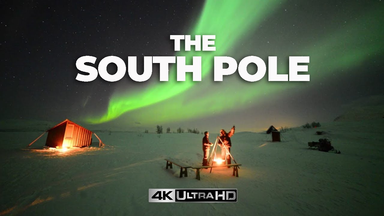 The solitude of the South Pole and surrounding Antarctica with Relaxing music | 4K UHD