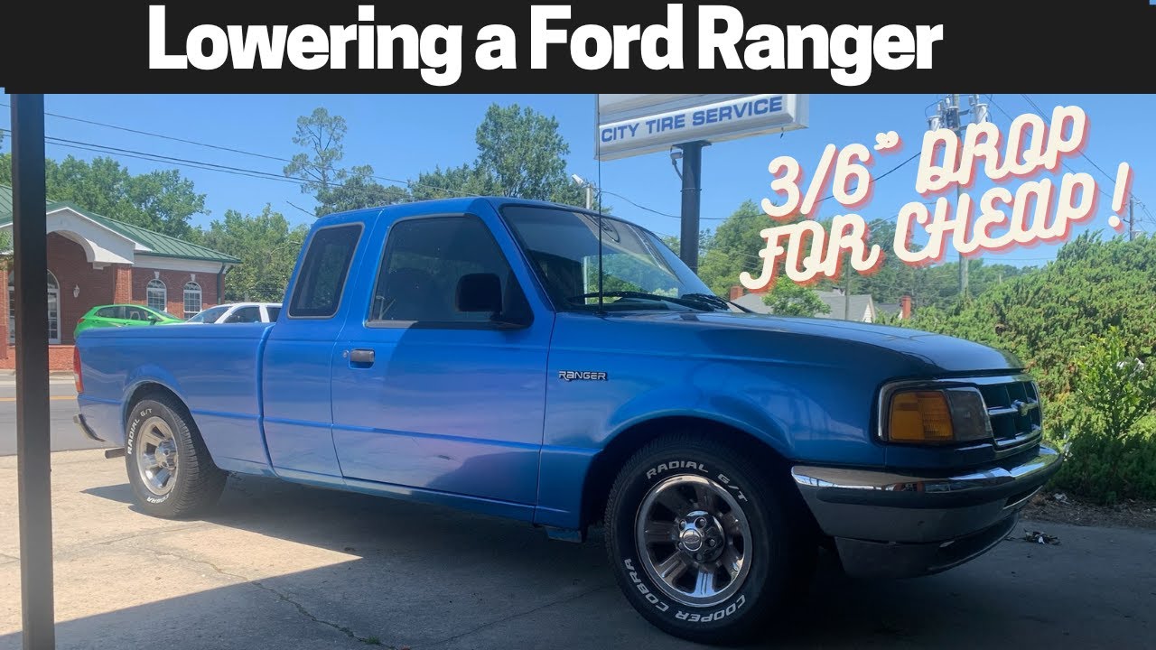 Как занизить Ford Ranger на 3/6 дюйма недорого