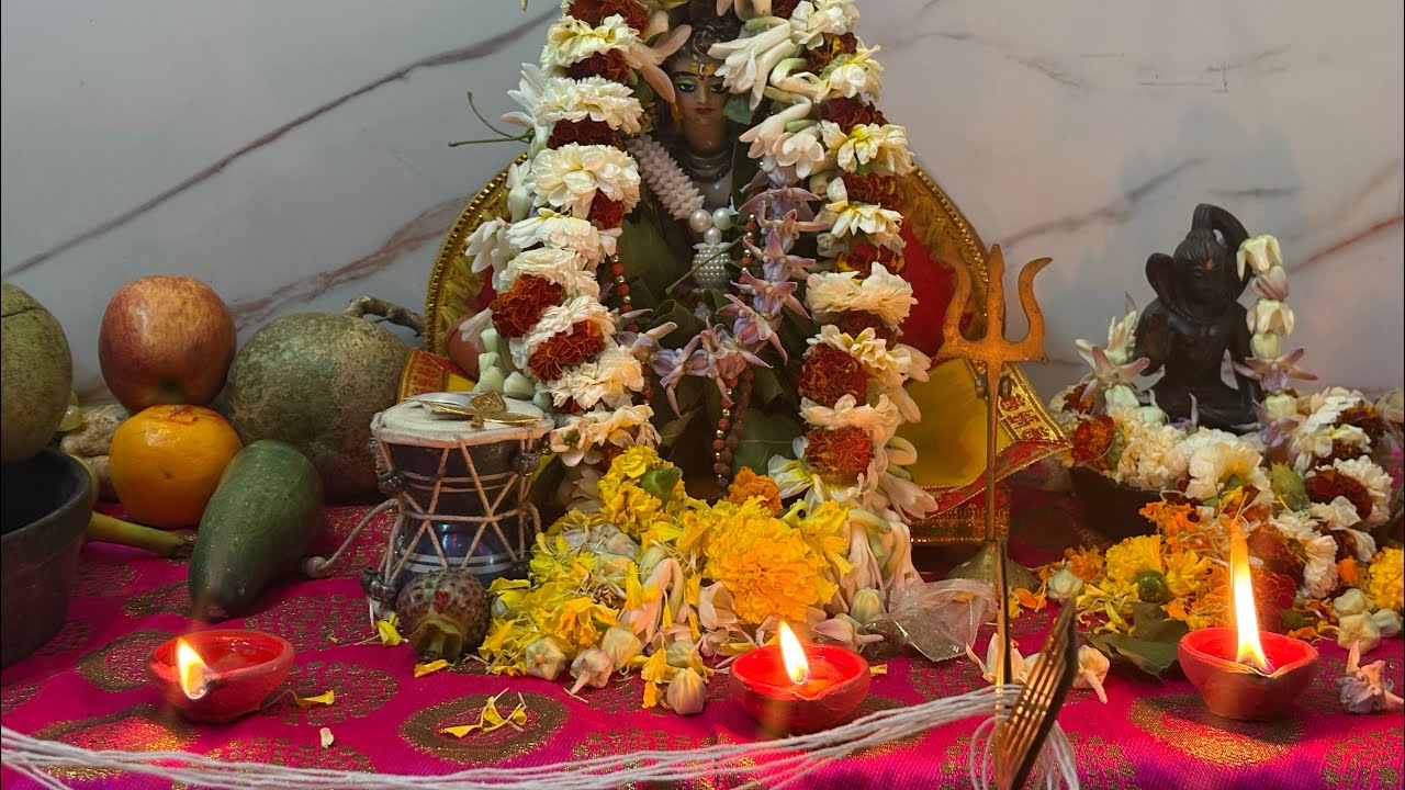 মহা শিবরাত্রি তে আমরা সবাই মিলে কিভাবে পুজো করলাম 🔱❤️ হার হার মহাদেব #bengalivlog #dailyvlog 