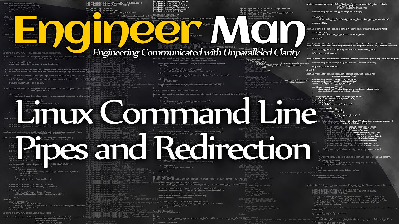 Каналы командной строки Linux и перенаправление