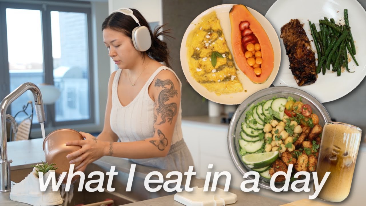 what i eat in a day living in NYC as a 20 year old