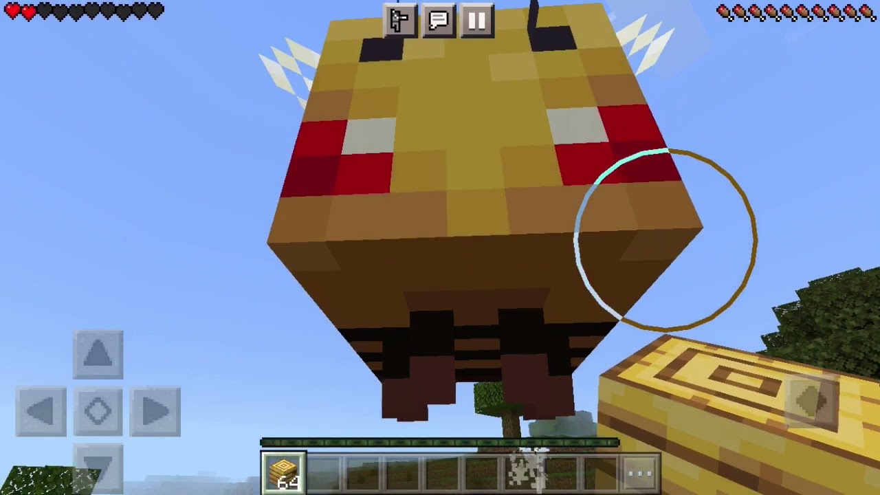 Angry Bees in Minecraft