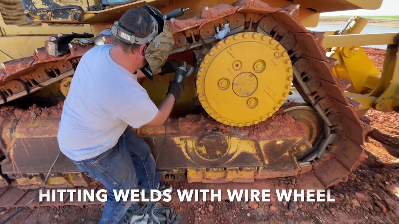 HOW TO REPAIR WORN FINAL DRIVE on D6R xl