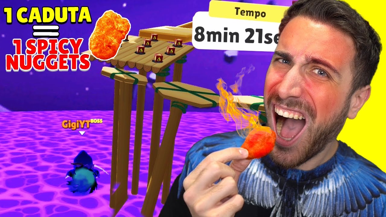 Mangio 1 SPICY McNUGGETS Ogni FAIL su Stumble Up! *ONLY UP su Stumble Guys*