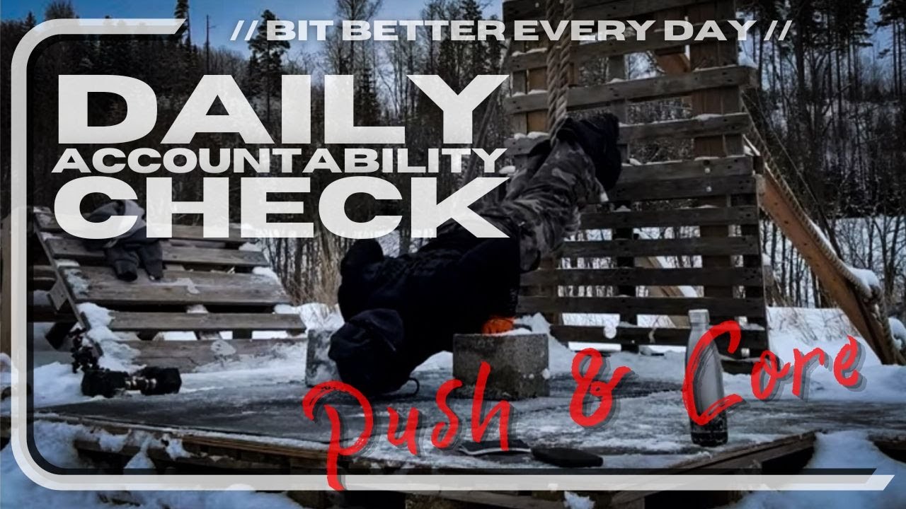 100 Rep Morning PUSH&CORE Bodyweight Workout // ATW | Warrior WOD -Method