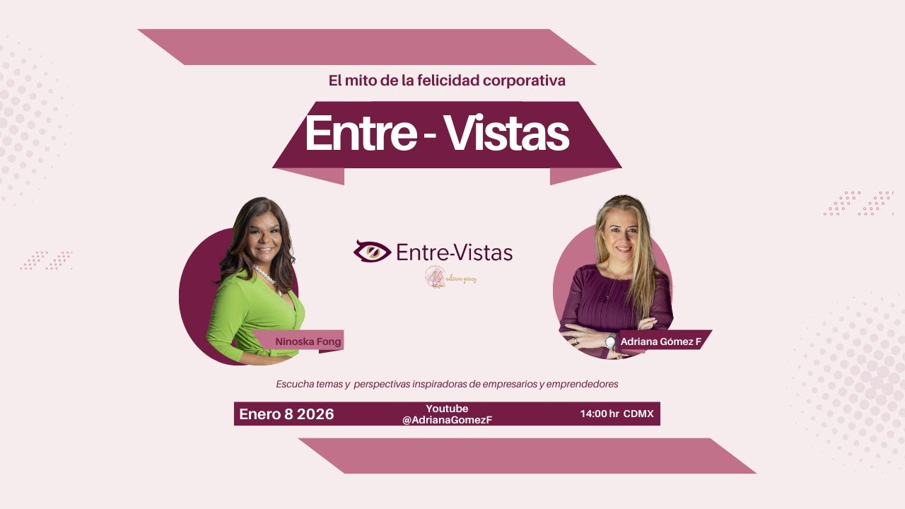 Entre-Vistas con Ninoska Fong -  El mito de la felicidad corporativa 