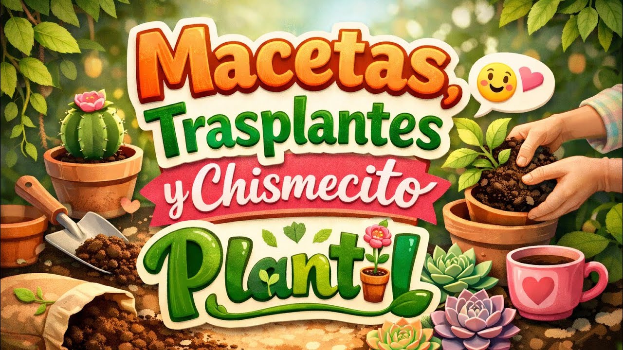MACETAS, TRASPLANTES Y CHISMECITO PLANTIL