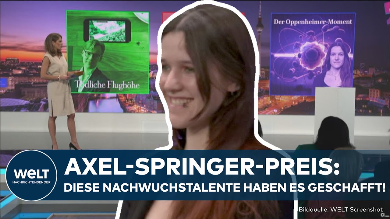 AXEL-SPRINGER-PREIS 2024: Zukunft des Journalismus! Diese jungen Talente wurden ausgezeichnet